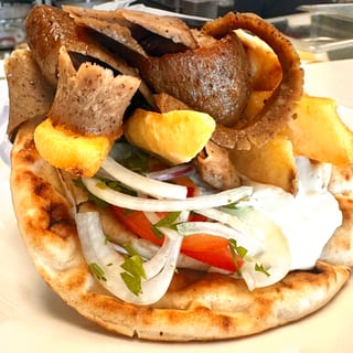 Authentic Street Athenian Beef and Lamb Gyros