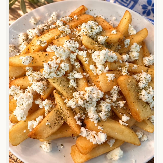 Large Greek Fries (double fry) !!!.
