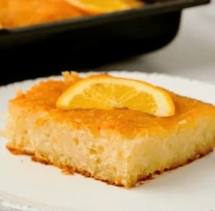 Portokalopita (Orange Syrup Cake).