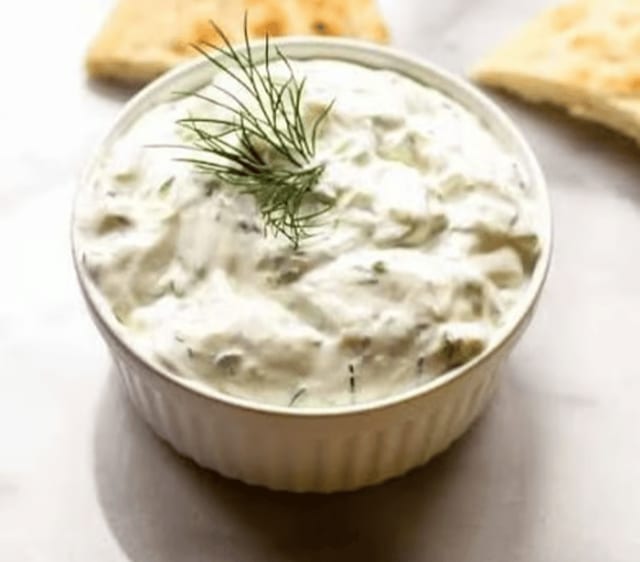 3oz Side Homemade Tzatziki.