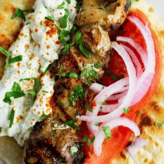 Authentic Street Athenian Pork Pita