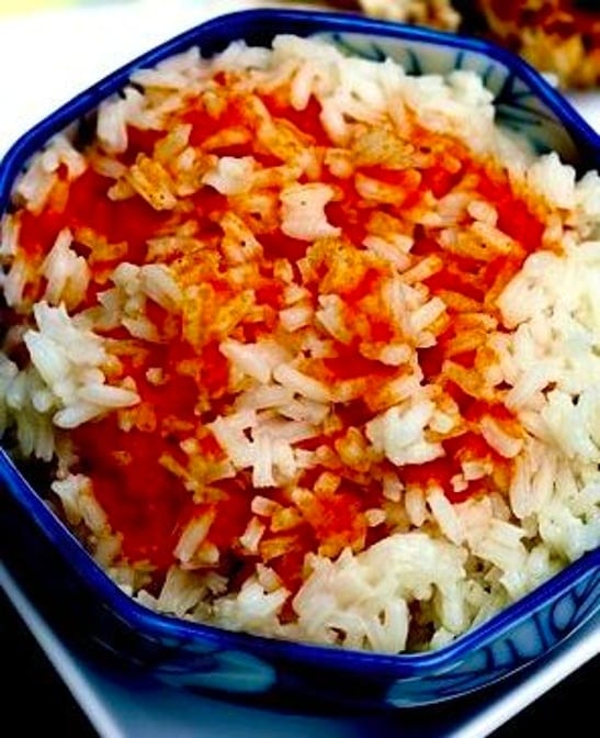 1/2 Pan Rice Pilaf.