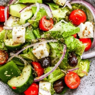 1/2 Pan Greek Salad