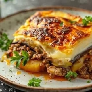 Full Pan Moussaka Over 22 Lb Call 1 Day Ahead.