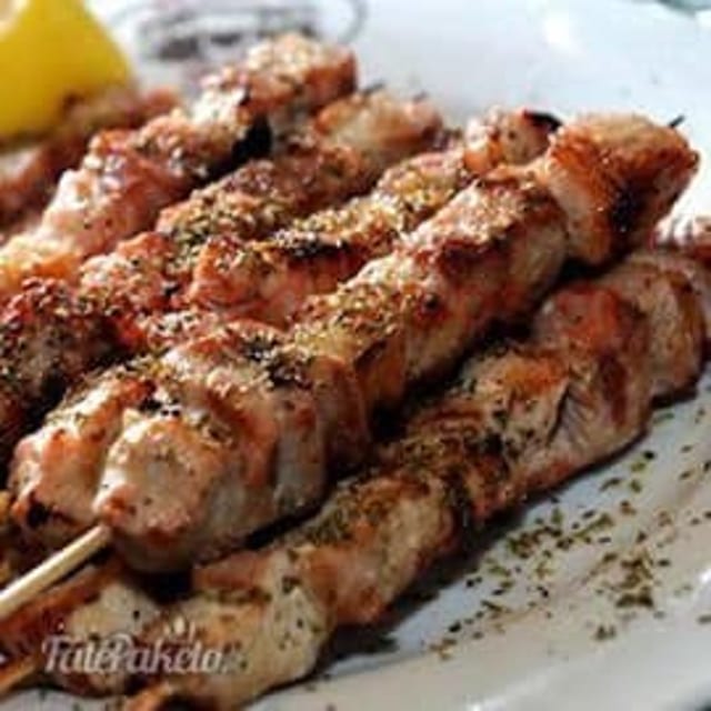 Dozen Large Pork Kebabs Tray.