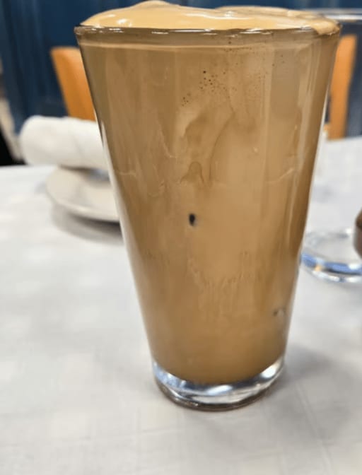 Frappe (Greek Iced Coffee).