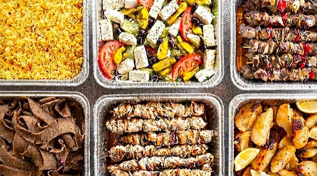 10 people Pick Up To 2 Proteins (full buffet).