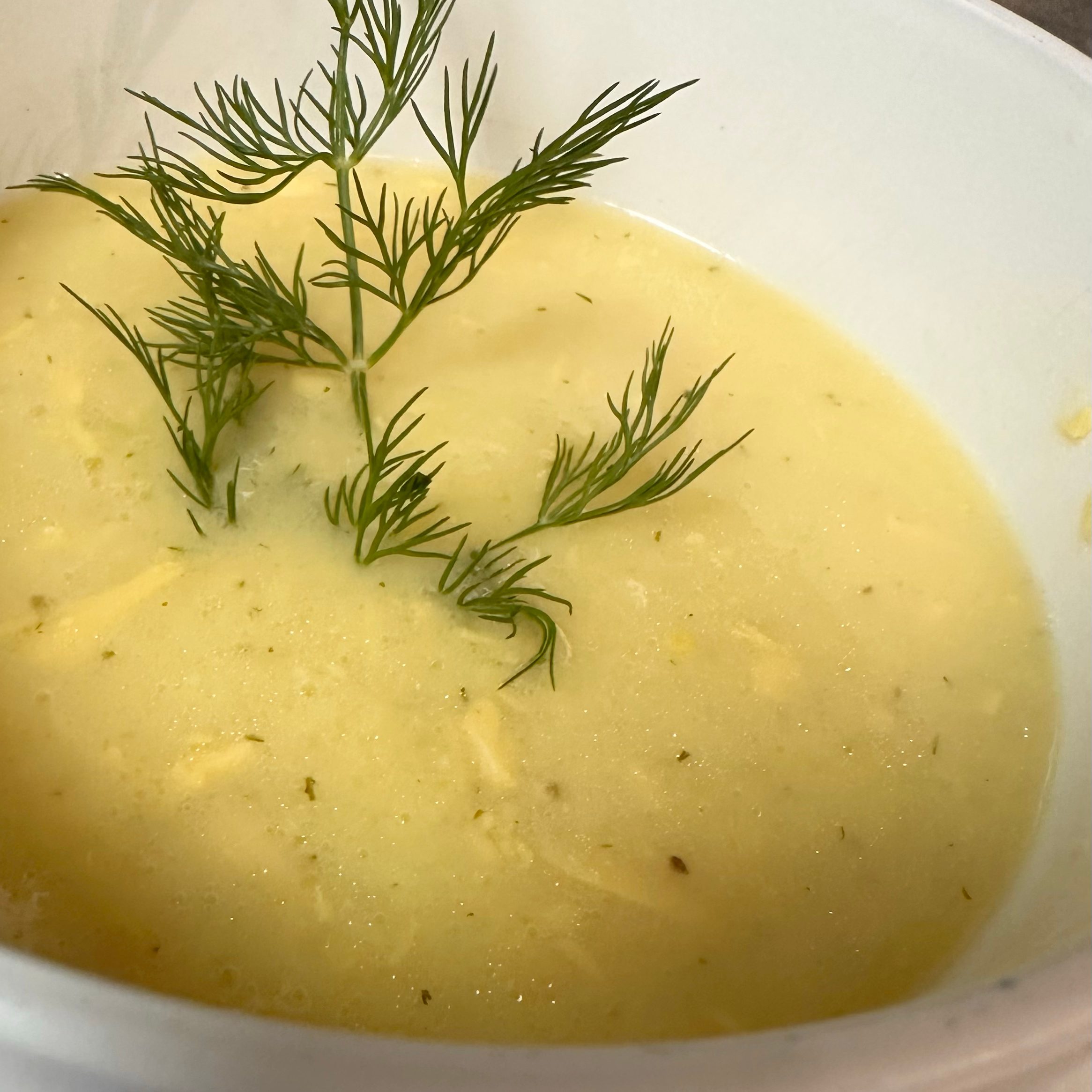 QUART AVGOLEMONO SOUP.